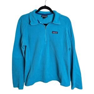 Patagonia Fleece Pullover Light Blue Sweatshirt Size Medium